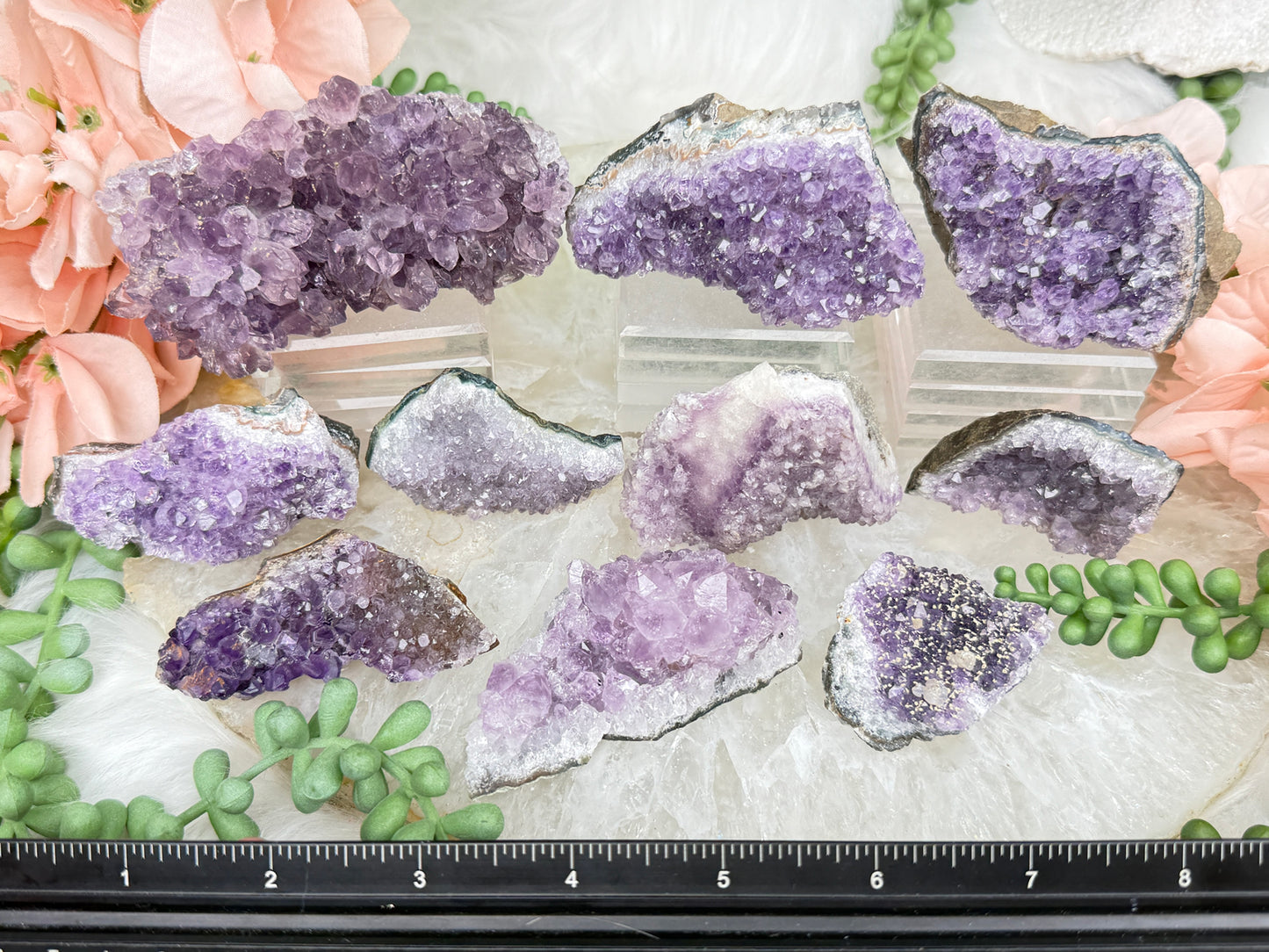Small Amethyst Clusters
