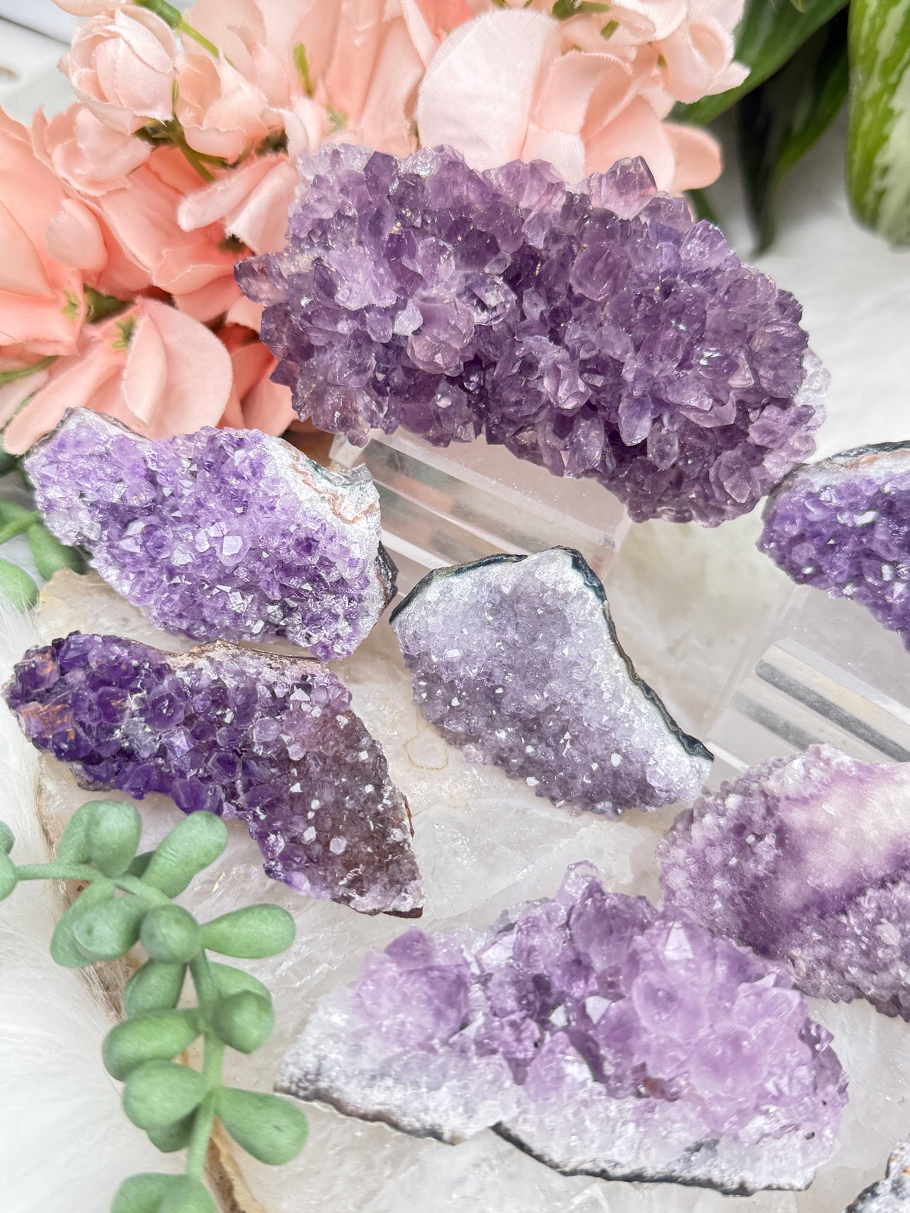 Small Amethyst Clusters