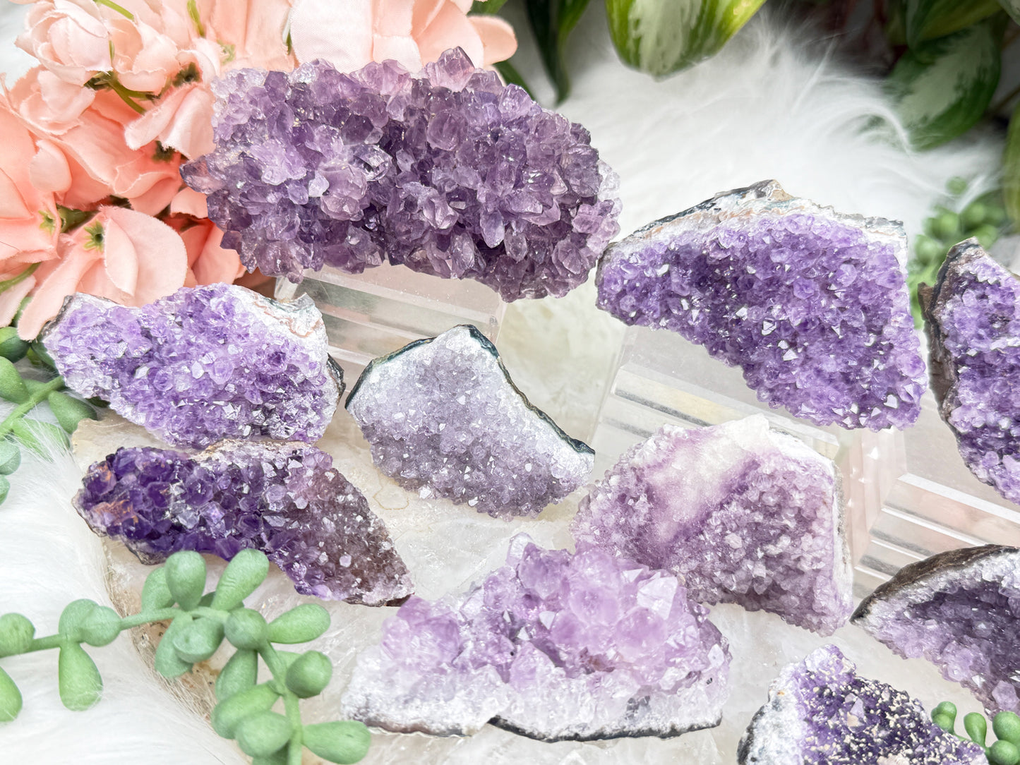 Small Amethyst Clusters