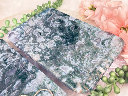 Moss Agate Trays