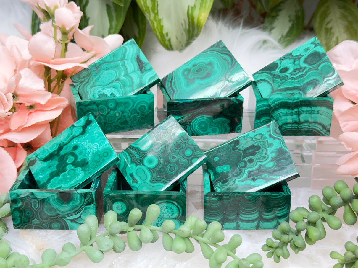 Malachite Jewelry Boxes