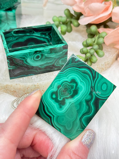 Malachite Jewelry Boxes