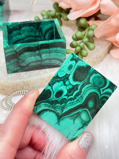 Malachite Jewelry Boxes