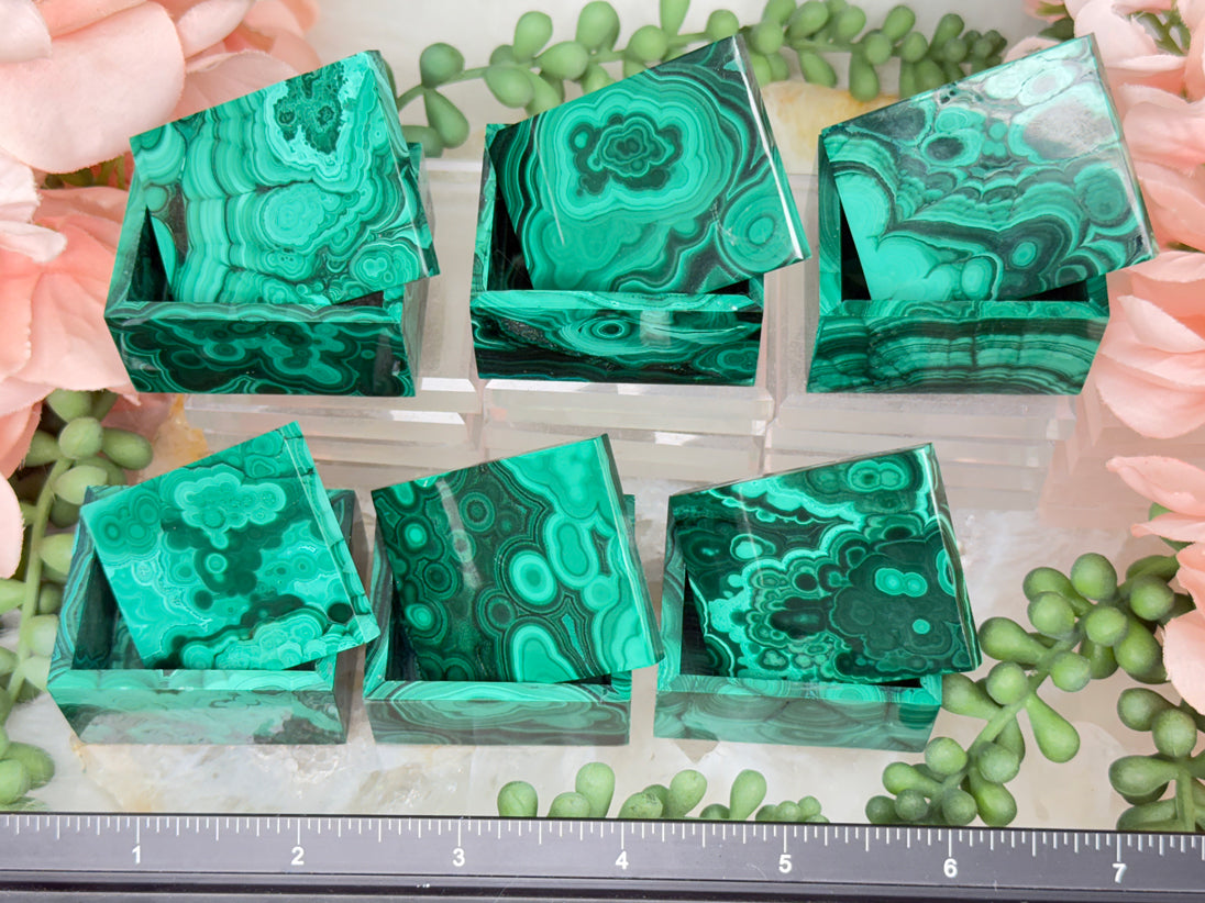 Malachite Jewelry Boxes