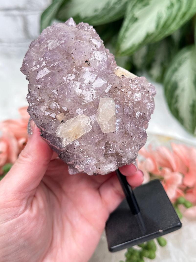 unique-amethyst-calcite-on-stand