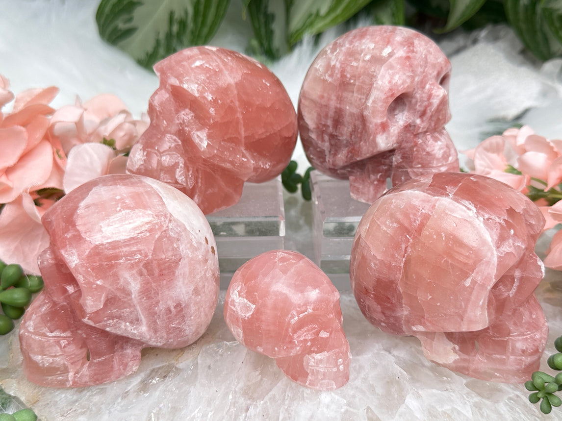 pink-calcite-skull-crystals