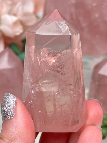 small-madagascar-rose-quartz-points