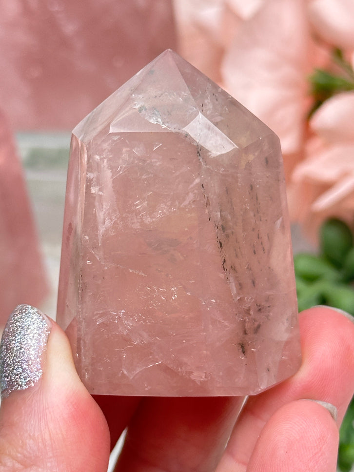 small-madagascar-rose-quartz-points