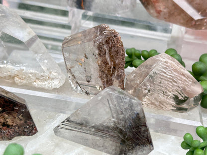 Rutile & Garden Quartz Pieces