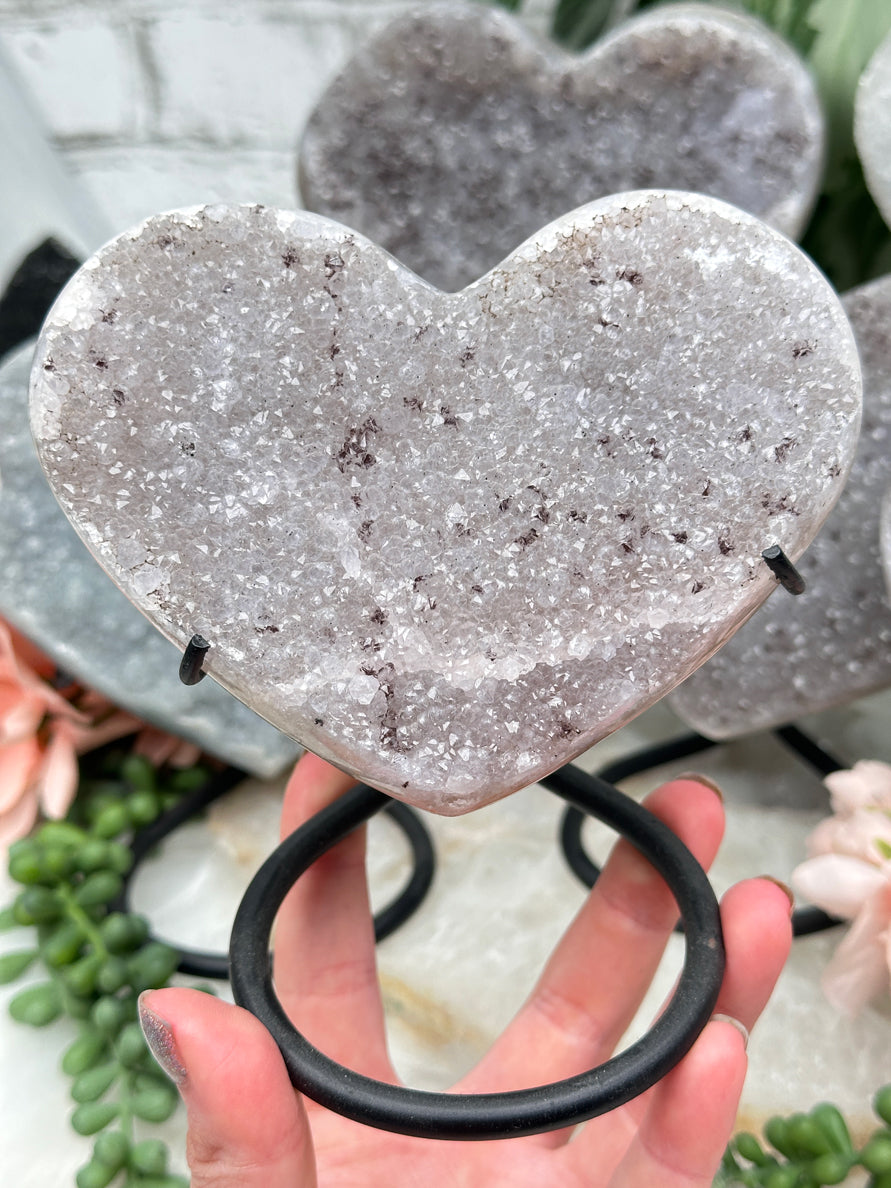 Large Quartz Heart Displays