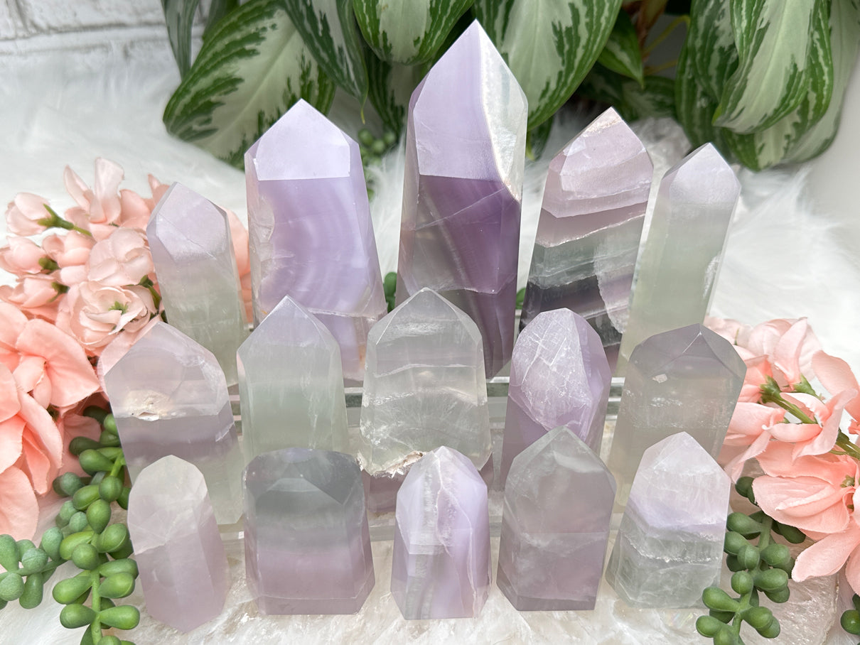 Brazil Pastel Fluorite Points