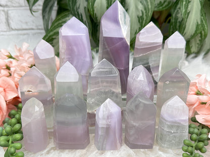 Brazil Pastel Fluorite Points