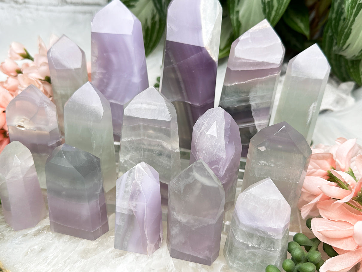 Brazil Pastel Fluorite Points