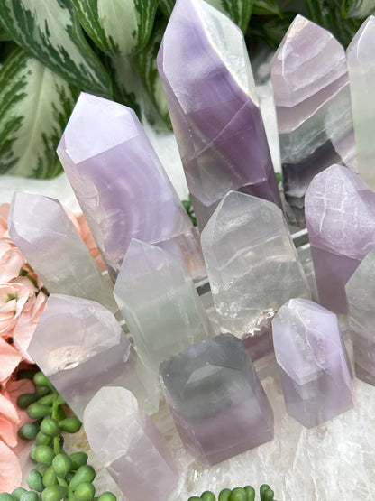 Brazil Pastel Fluorite Points