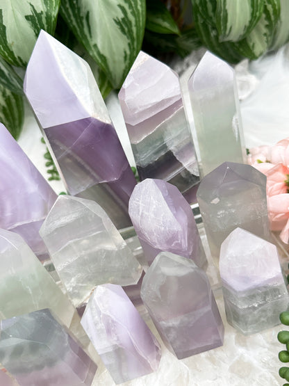 Brazil Pastel Fluorite Points