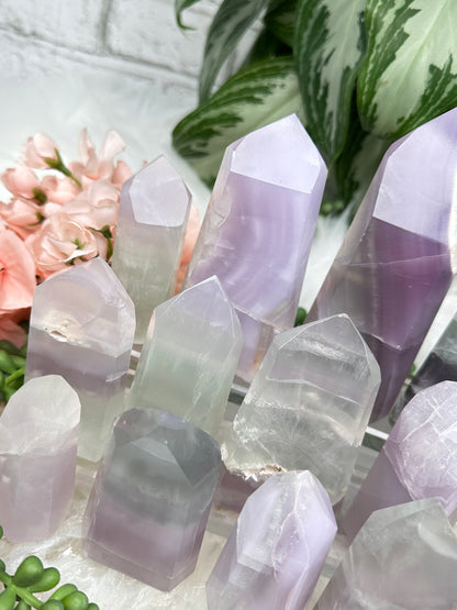 Brazil Pastel Fluorite Points