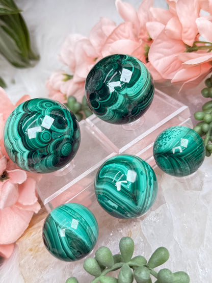 Malachite Spheres