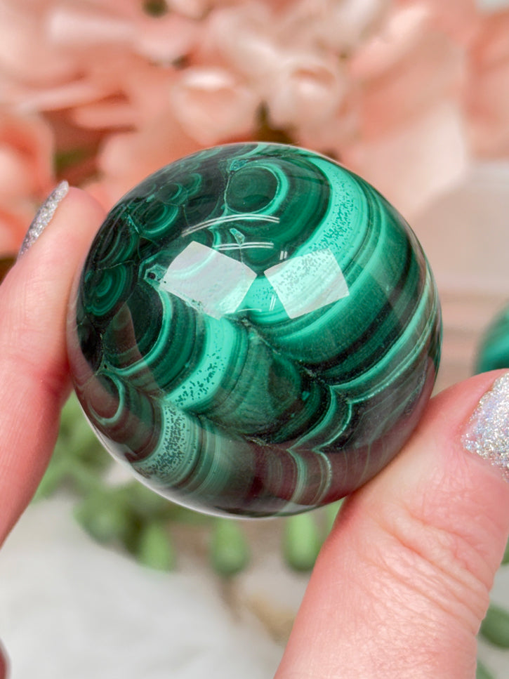 Malachite Spheres