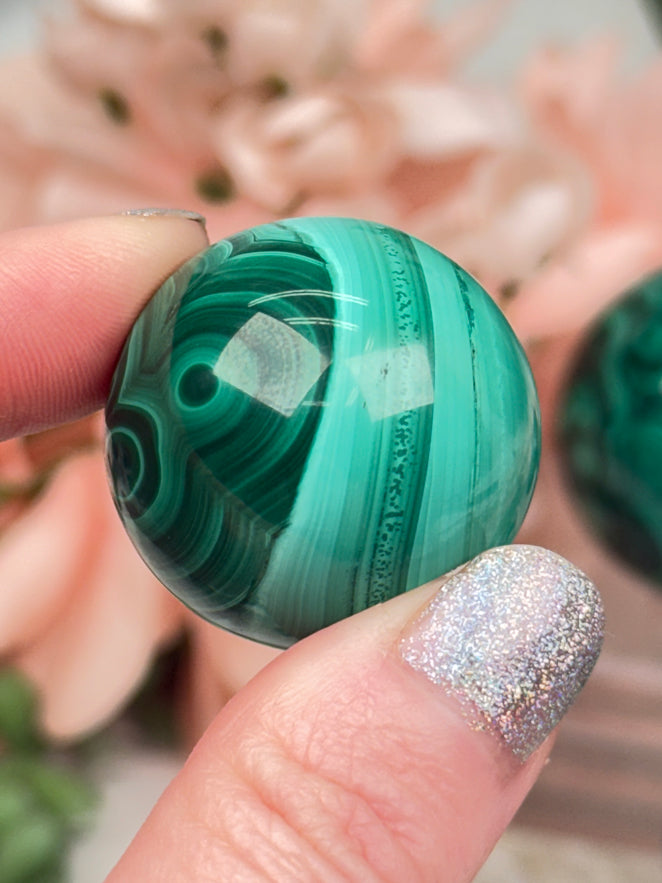 Malachite Spheres
