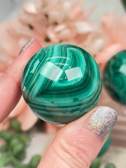 Malachite Spheres