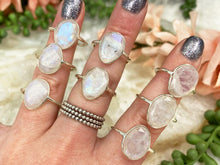 Load image into Gallery: Contempo Crystals -    Moon-Stone-Rings - Image 3