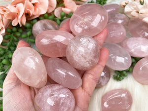 Contempo Crystals -    Small-Rose-Quartz-Palm-Stones - Image 3