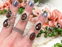 Load image into Gallery: Contempo Crystals - Sterling-Silver-Faceted-Smoky-Quartz-Ring-Crystal-Jewelry - Image 1