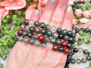 Contempo Crystals - african-bloodstone-bead-bracelet - Image 3
