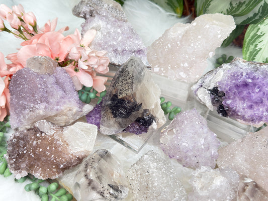 Quartz & Amethyst Calcite