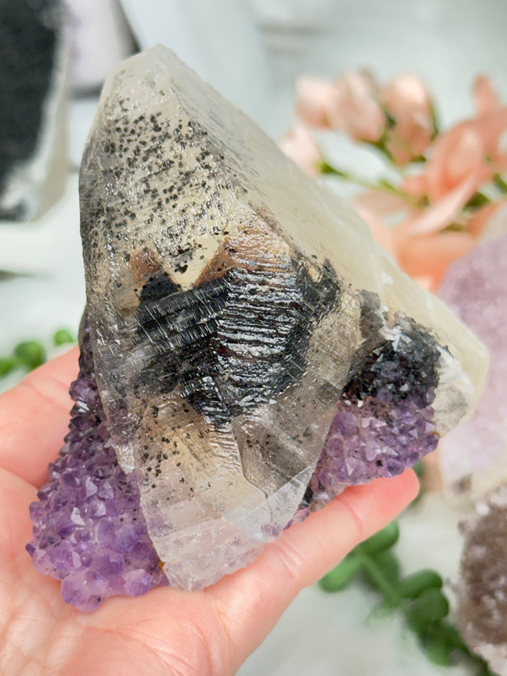 Quartz & Amethyst Calcite