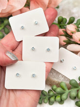 Load image into Gallery: Contempo Crystals - aquamarine-stud-earrings - Image 7