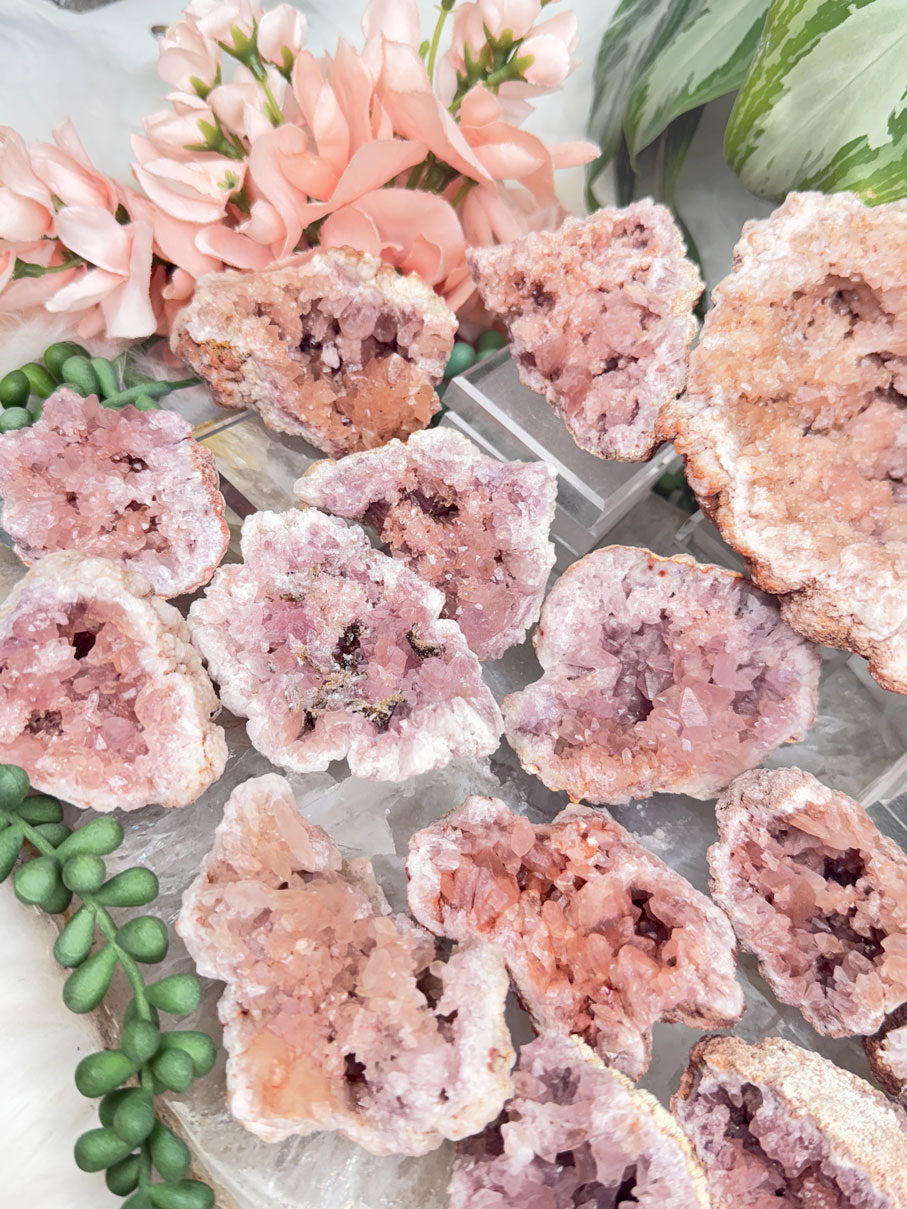 Argentina Pink Amethyst Geodes
