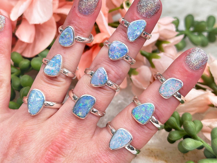 Contempo Crystals - australian-opal-rings - Image 1