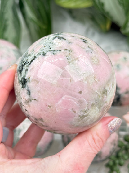 Pink Opal Spheres