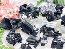 Load image into Gallery: Contempo Crystals - Black Schorl Tourmaline Clusters - Image 1