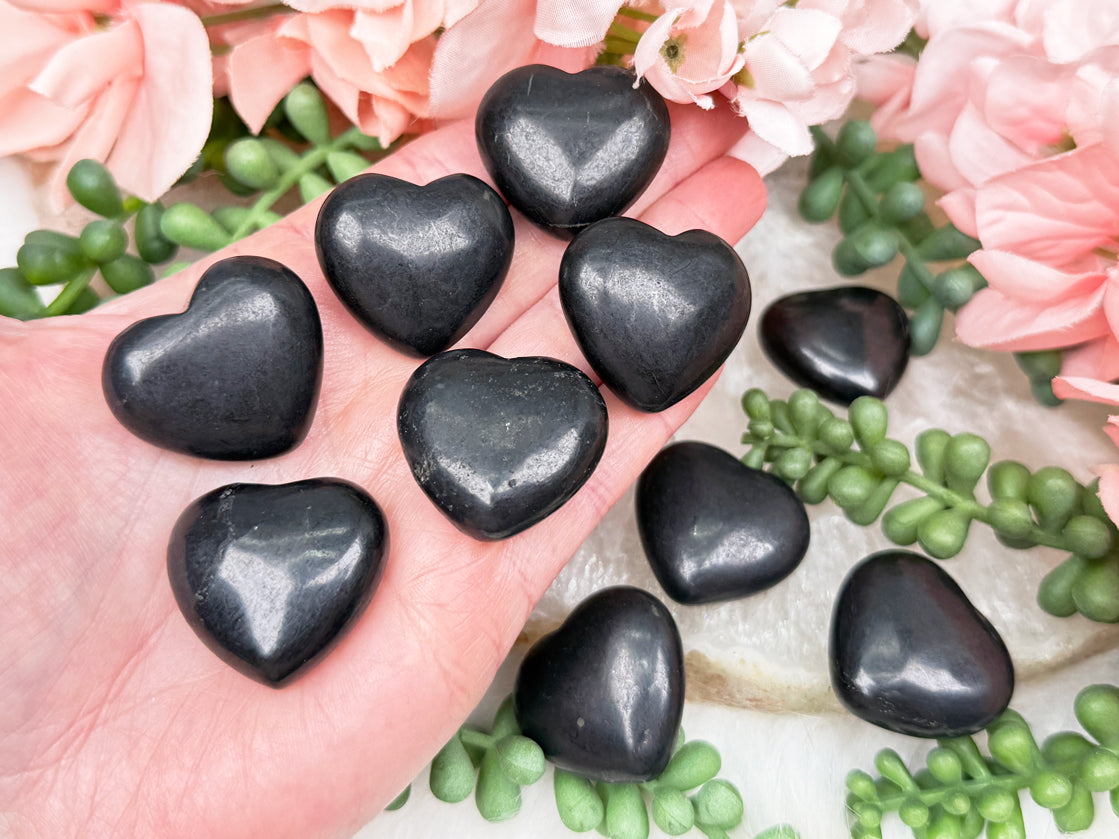 Shungite Hearts