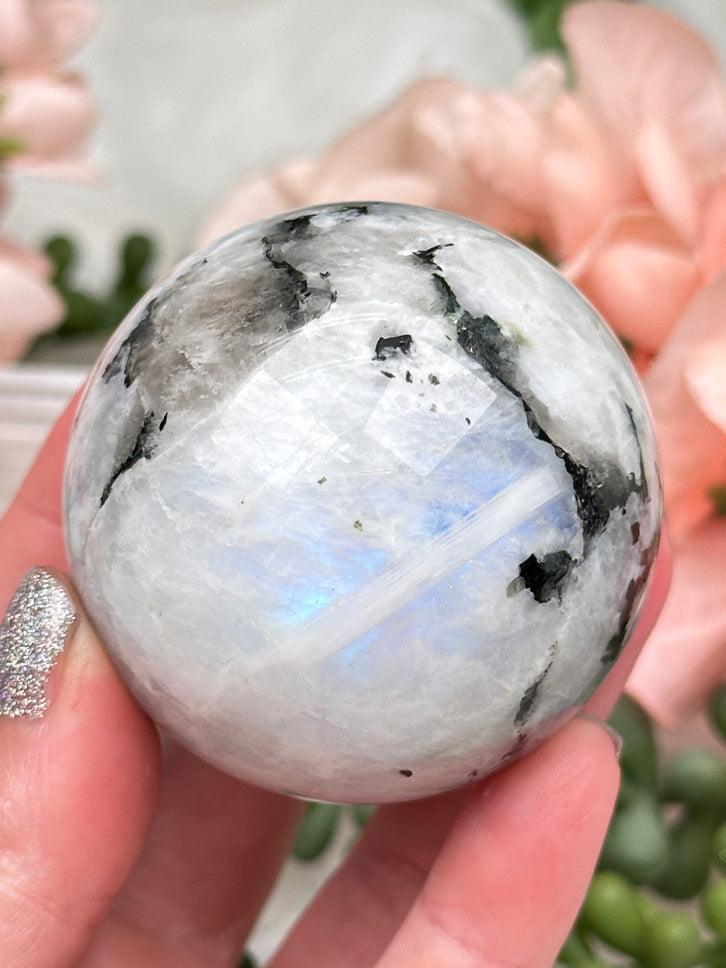 blue-flash-moonstone-sphere