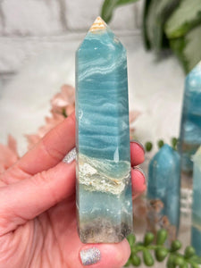 Contempo Crystals - blue-green-calcite-point - Image 7