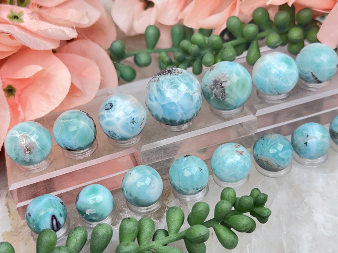 Larimar Mini Spheres