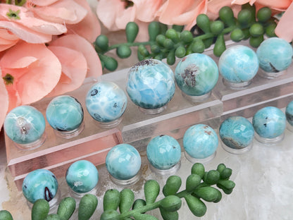 Larimar Mini Spheres