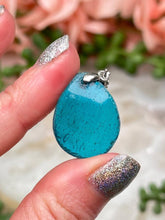 Load image into Gallery: Contempo Crystals - blue-roman-glass-pendant - Image 12