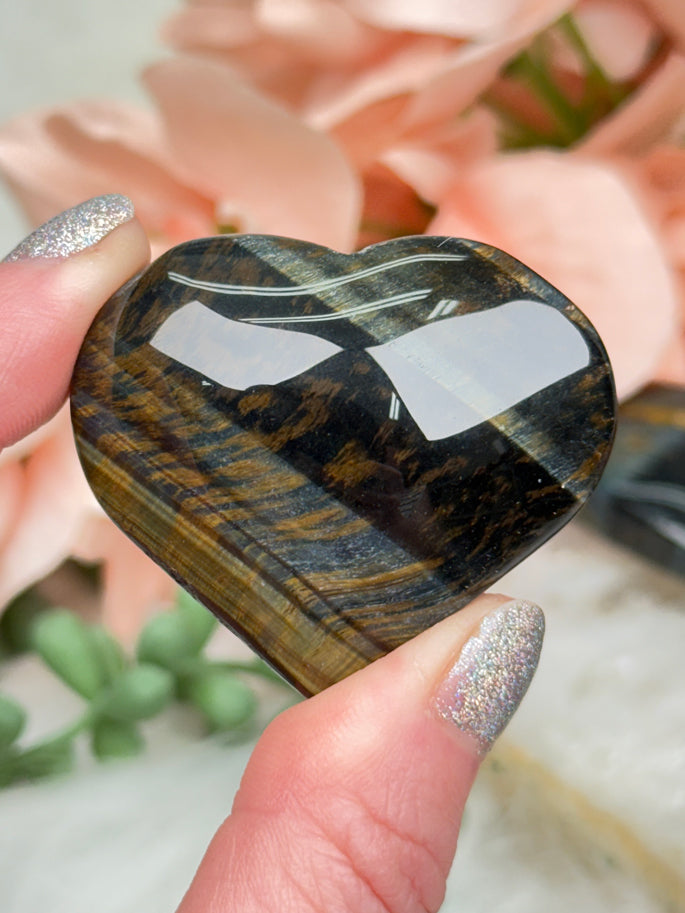 Tigers Eye Hearts