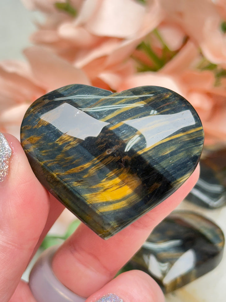 Tigers Eye Hearts