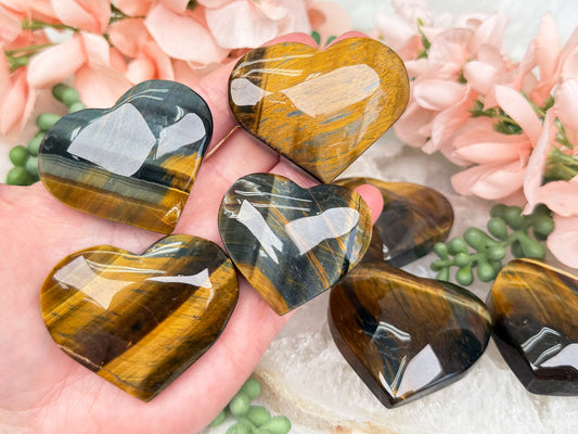 Tigers Eye Hearts