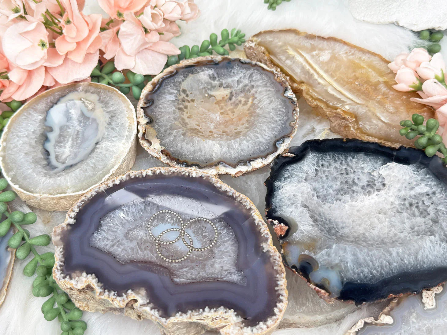 Agate Ring Dishes