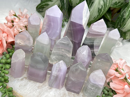 Brazil Pastel Fluorite Points