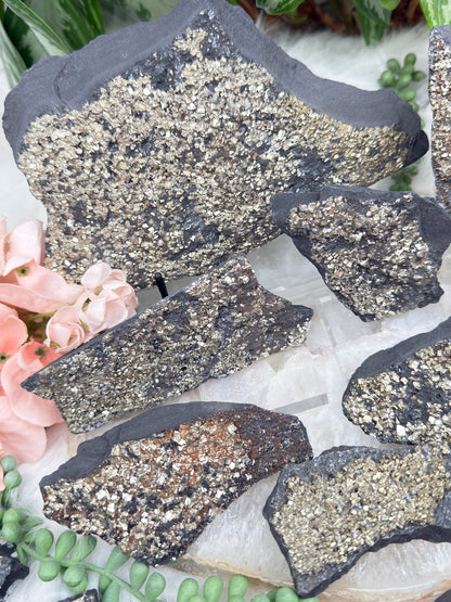 Raw Pyrite Basalt