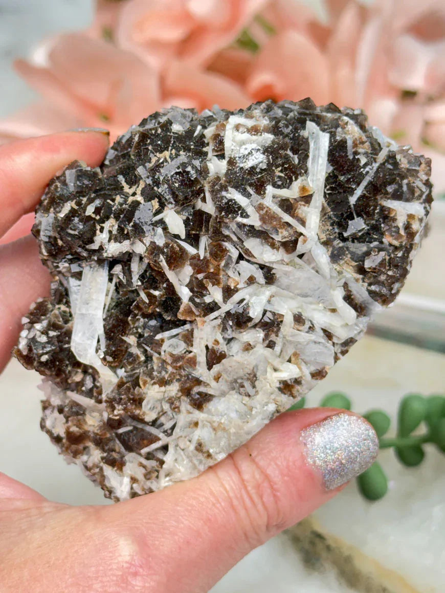 Brown Fluorite Celestite