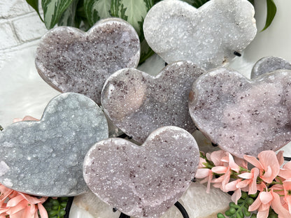 colorful-gray-quartz-cluster-heart-crystals