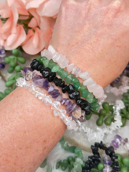 Crystal Chip Bracelets